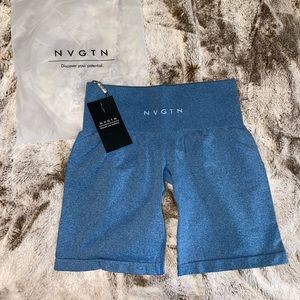 NVGTN slate blue pro shorts